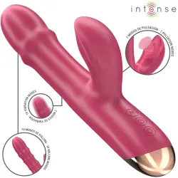 Intense - chloe vibrador multifunción 3 en 1 rojo