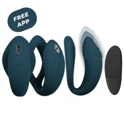 We-vibe - sync o vibrador flexible control remoto verde oscuro