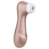 Satisfyer Pro 2 Generation 2 rosa dorado en vista frontal