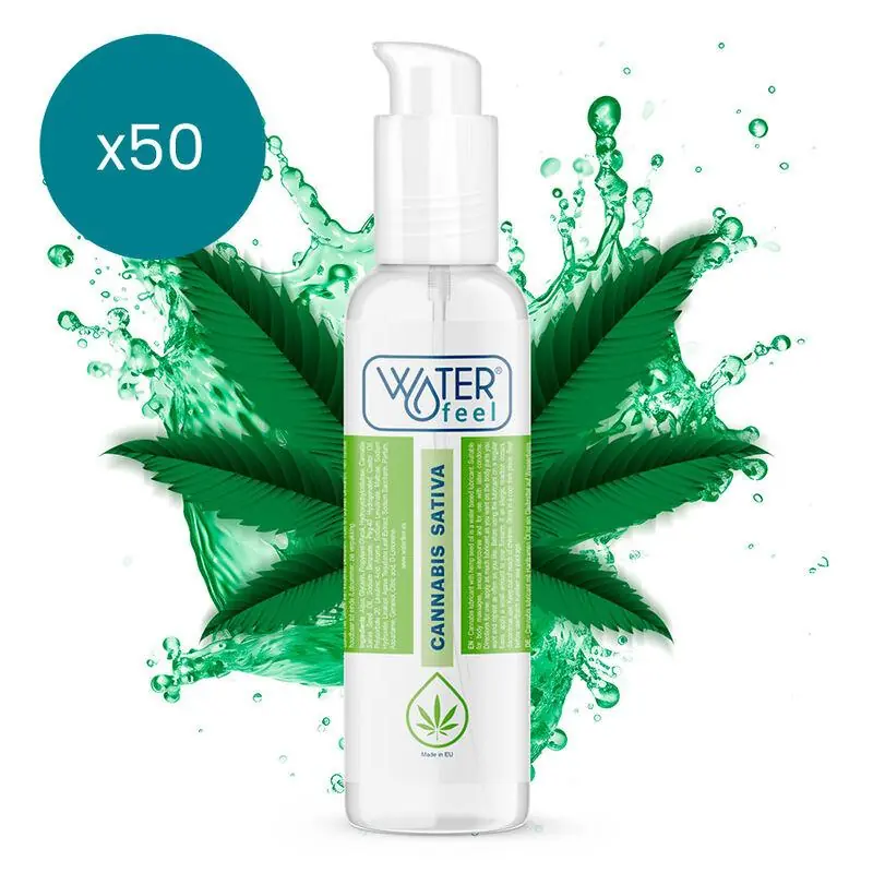 Waterfeel - lubricante cannabis 150 ml pack 50 uds Waterfeel - lubricante cannabis 150 ml pack 50 uds