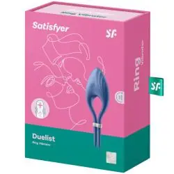 Satisfyer duelist anillo vibrador - gris