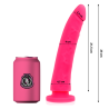 Delta club toys dildo rosa silicona medica 23 x 4.5 cm - 6