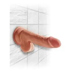 King cock - plus 3d dildo con testículos 17 cm King cock - plus 3d dildo con testículos 17 cm