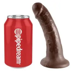 King cock - 6" pene marrón 15.2 cm