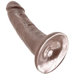 King cock - 6" pene marrón 15.2 cm