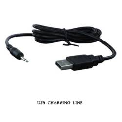 Pretty Love Merlin negro, cable de carga USB