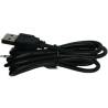 Cable de carga de vibrador anal Pretty Love negro