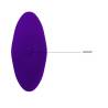 Botones de vibrador anal Pretty Love lila