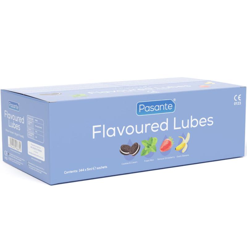 Pasante - lubricantes sabores caja 144 unidades 5 ml Pasante - lubricantes sabores caja 144 unidades 5 ml