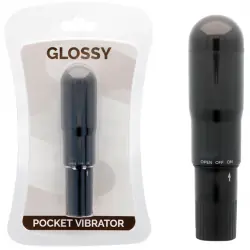 Glossy pocket vibrador negro Glossy pocket vibrador negro
