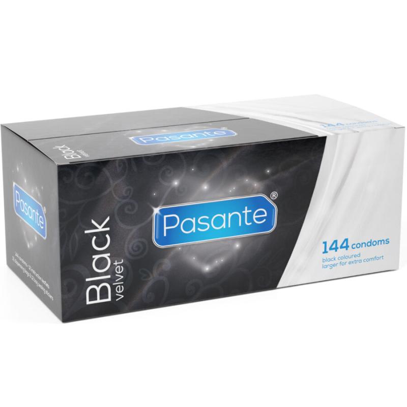 Pasante - black velvet preservativos caja 144 unidades Pasante - black velvet preservativos caja 144 unidades