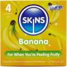 Skins - preservativos premium sabor plátano pack 4 - 1