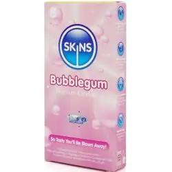 Skins - preservativos premium sabor chicle pack 8 Skins - preservativos premium sabor chicle pack 8