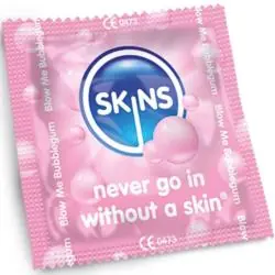 Skins - preservativos premium sabor chicle pack 8 Skins - preservativos premium sabor chicle pack 8