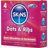 Skins - dots & ribs preservativos premium pack 4 - 2