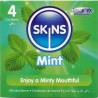 Skins - preservativos premium sabor menta pack 4 - 1