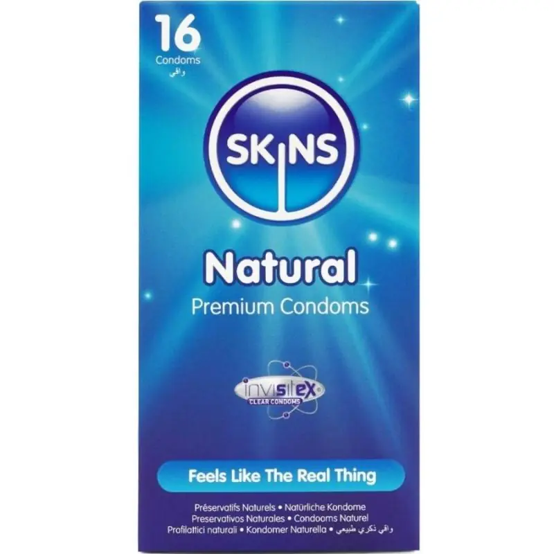 Skins - natural preservativos premium pack 16 Skins - natural preservativos premium pack 16