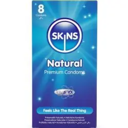 Skins - natural preservativos premium pack 8