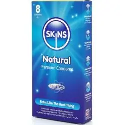Skins - natural preservativos premium pack 8 Skins - natural preservativos premium pack 8