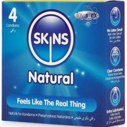 Skins - natural preservativos premium pack 4