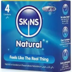 Skins - natural preservativos premium pack 4 Skins - natural preservativos premium pack 4