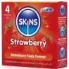 Skins - preservativos premium sabor fresa pack 4 - 2