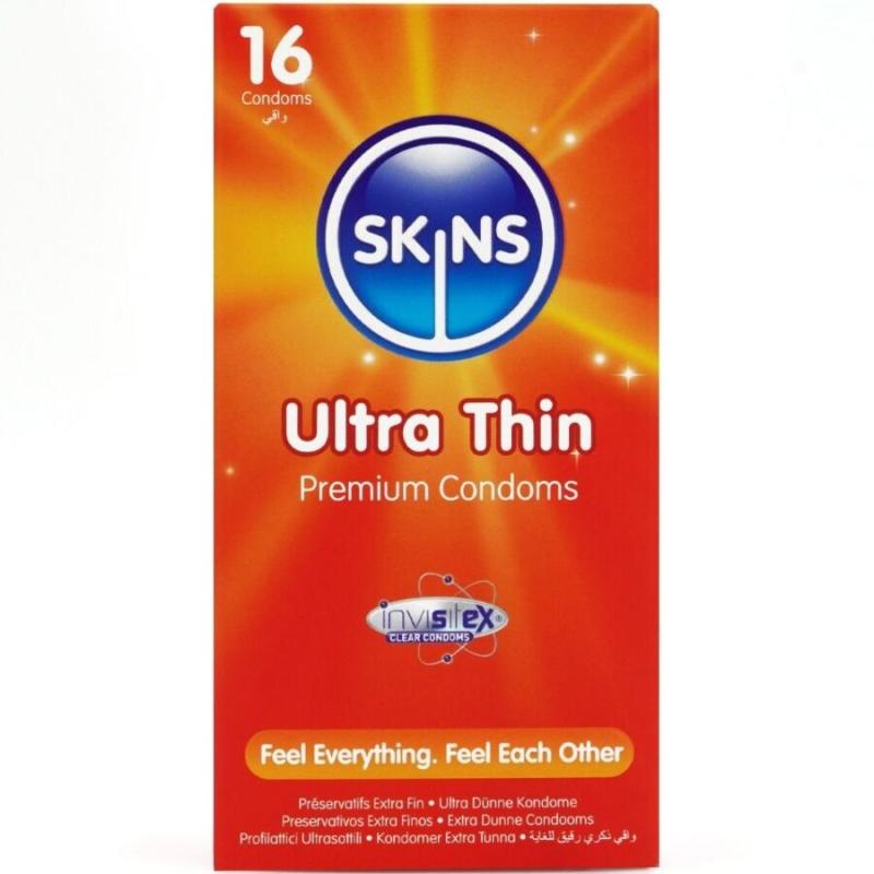 Skins - ultrafinos preservativos premium pack 16 Skins - ultrafinos preservativos premium pack 16