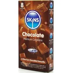 Skins - preservativos premium sabor chocolate pack 8 Skins - preservativos premium sabor chocolate pack 8