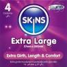 Skins - tamaño xl preservativos premium pack 4 - 1