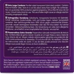 Skins - tamaño xl preservativos premium pack 4 Skins - tamaño xl preservativos premium pack 4