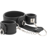 Fetish submissive - collar y esposas cuero vegano con forro de neopreno - 2