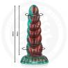 Vista completa del dildo Epic Zirion de 20 cm