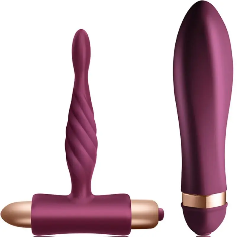 Climaximum - dare kit vibrador trenzado + plug anal principiantes Climaximum - dare kit vibrador trenzado + plug anal principiantes