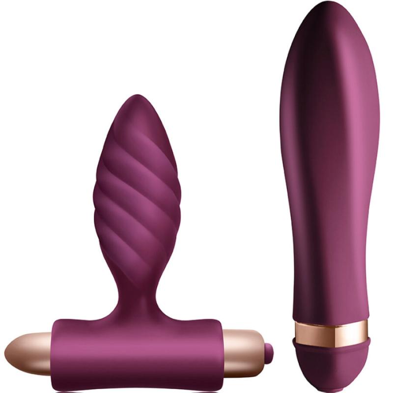 Climaximum - desire kit vibrador + plug anal trenzado Climaximum - desire kit vibrador + plug anal trenzado