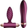 Climaximum - desire kit vibrador + plug anal trenzado - 1