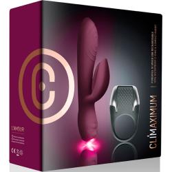 Climaximum - lamour kit vibrador rabbit + anillo pene led
