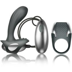 Climaximum - excite kit anillo para pene + masajeador próstata con cable
