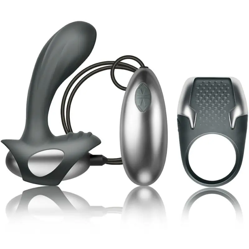 Climaximum - excite kit anillo para pene + masajeador próstata con cable Climaximum - excite kit anillo para pene + masajeador próstata con cable