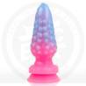 Dildo Epic Hydrala azul y rosa con bultitos