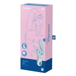 Satisfyer - touch me vibrador rabbit azul - - 5