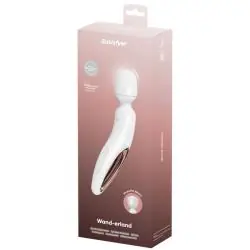 Satisfyer - wand erland masajeador vibrador blanco Satisfyer - wand erland masajeador vibrador blanco