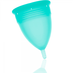 Stercup copa menstrual fda silicone talla l aquamarine