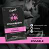 Coquette lubricante kissable base agua fresa 10 ml - 3