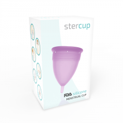 Stercup copa menstrual fda silicone talla l lila