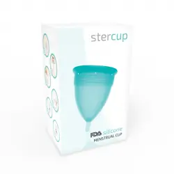 Stercup copa menstrual fda silicone talla s aquamarina