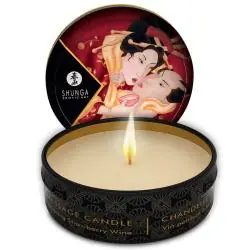 Shunga - mini caress by candlelight display velas masaje 24 uds