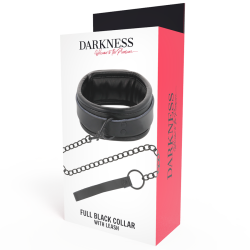Darkness - collar con cadena color negro - - 5