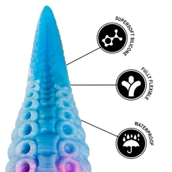 Epic - phorcys dildo tentáculo azul tamaño pequeño