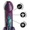 Epic - basilisk dildo doble placer escamoso tamaño pequeño - 6