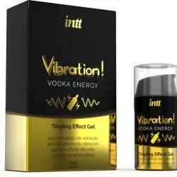 Intt - potente estimulante íntimo gel vibrador liquido vodka 15ml